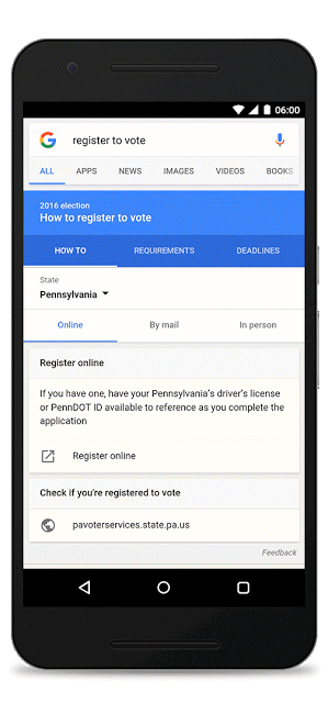 register to vote 2016 google