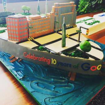 Google-NYC-10-year-anniversary-birthday-cake