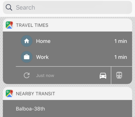 Google Maps widgets