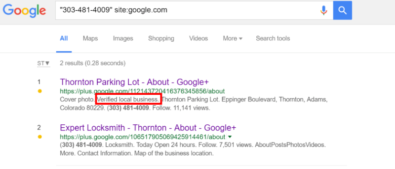 Is Google filtering your business in the local search results?