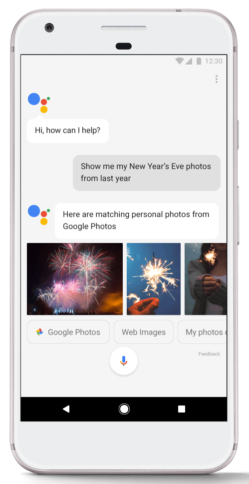 Google Assistant photos