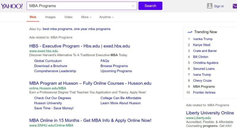 yahoo-mba-programs-serp-page