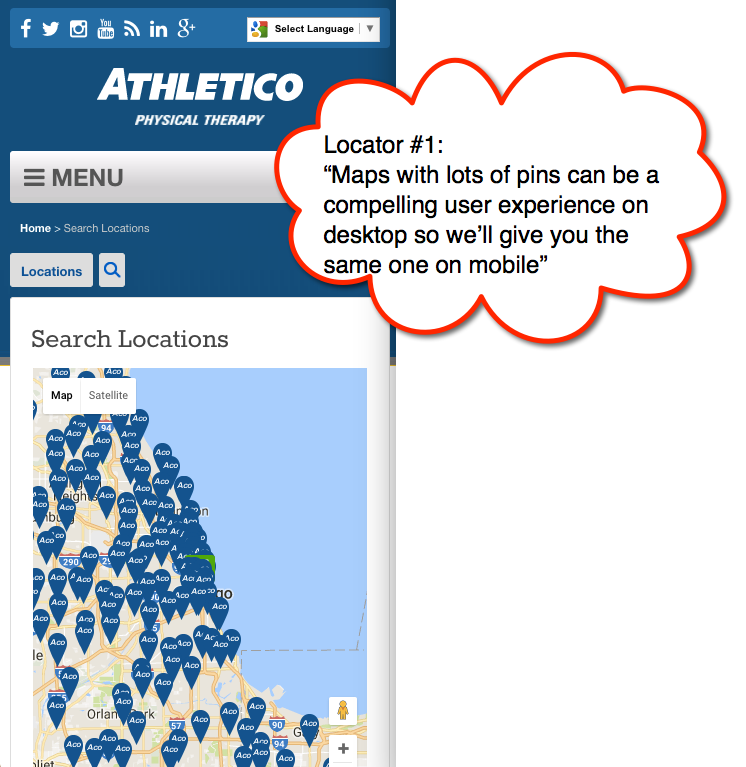 Athletico Locator