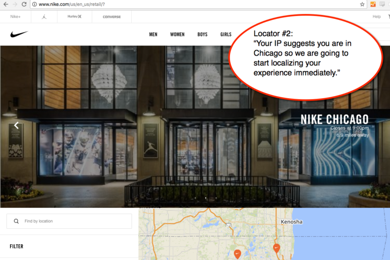 Nike Locator