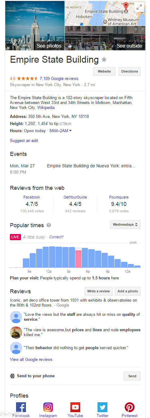 Empire State Building Hybrid Knowledge Graph panel