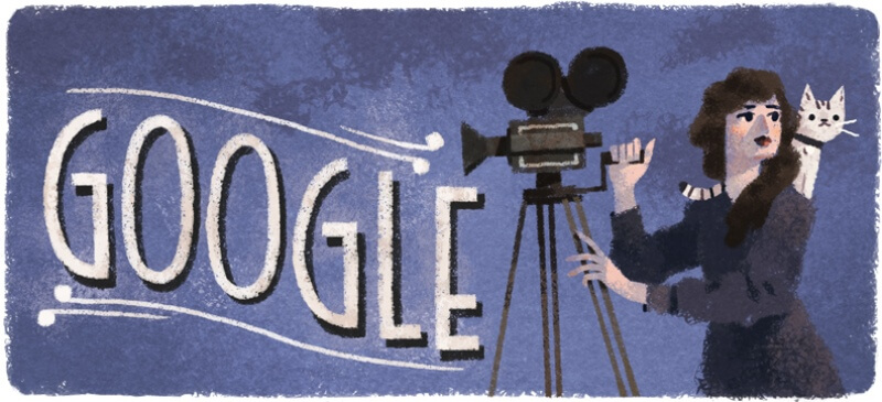 Mary Pickford Google Doodle