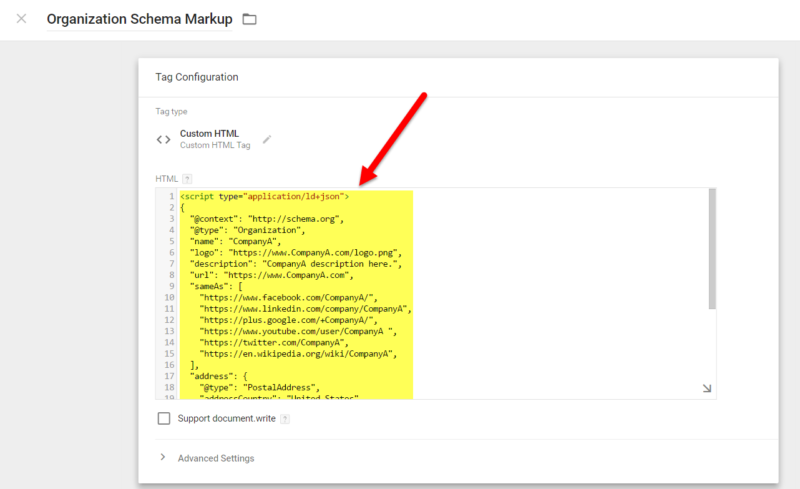 schema markup for youtube videos