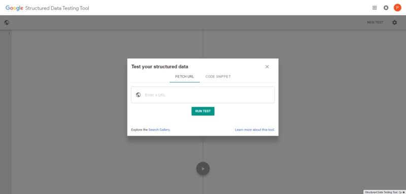 Google Structured Data Testing Tool