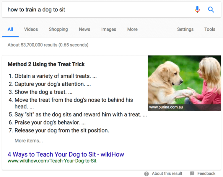 Dog Training Answer Box