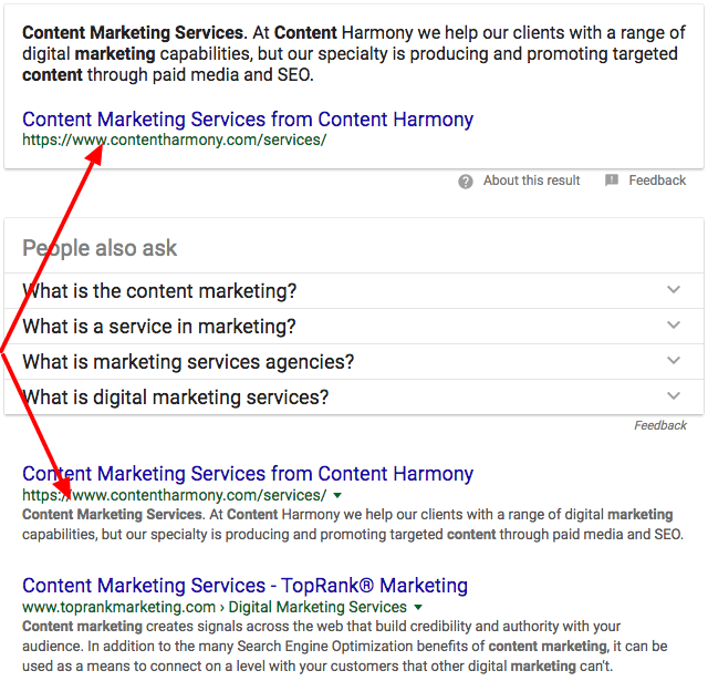 Google Featured Snippet And Core Results 1494852166