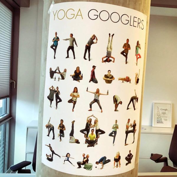 Google Yoga Poster