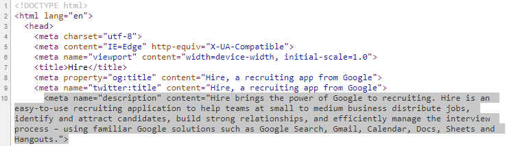 google hire long meta