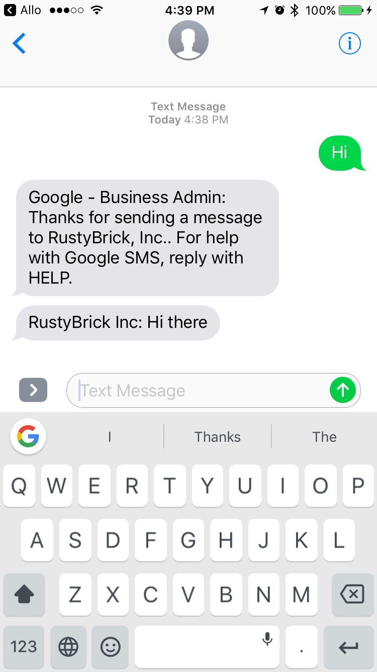 Google Message Ios