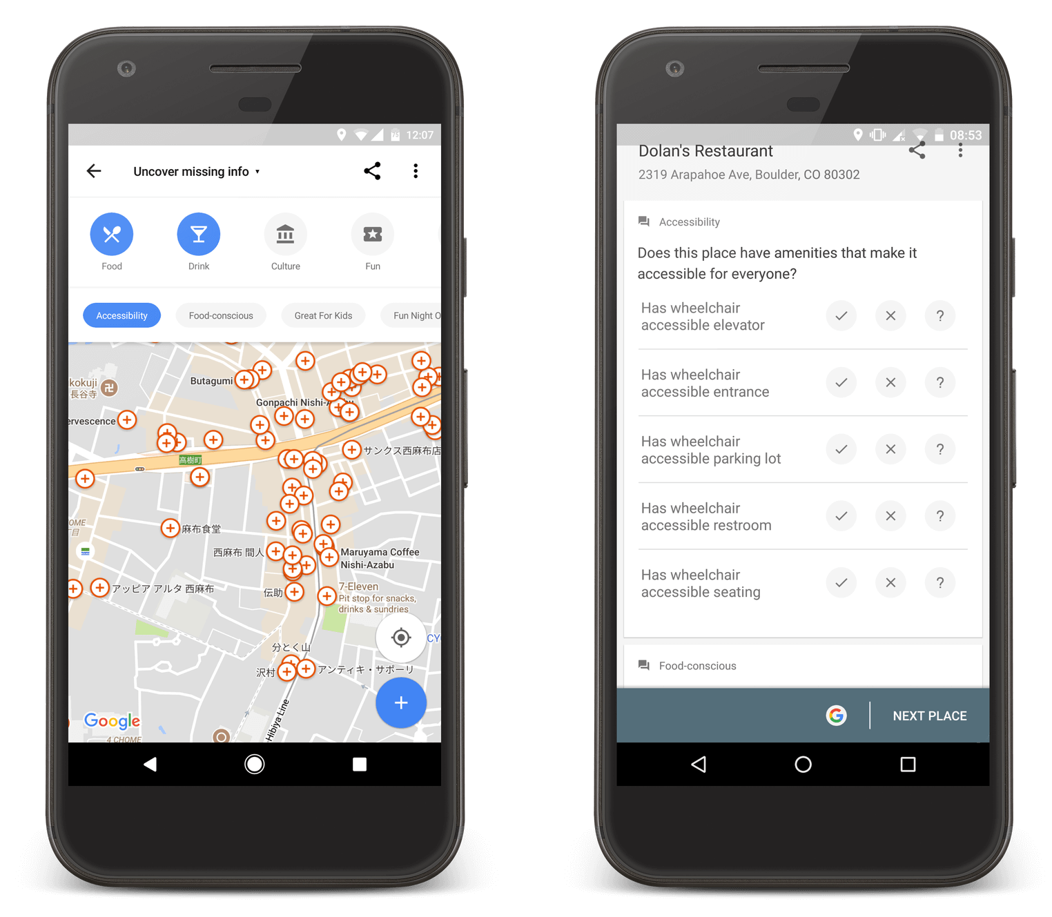 Missing information. Google introduce Audio translation within Maps.