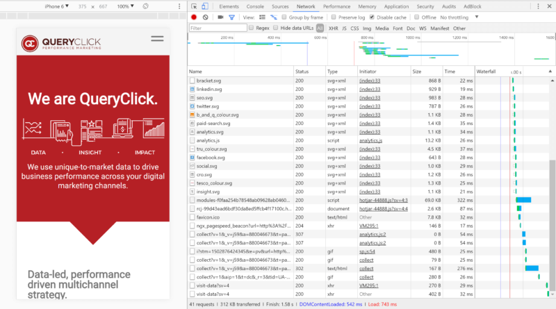 2017 08 16 10 40 46 Queryclick Page Load Time