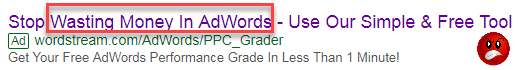 Adwords Expanded Text Ads Negative Sentiment