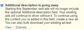 Adwords Second Description Text Ad Test Ending