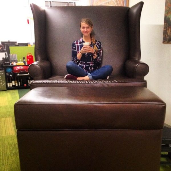 Google Big Leather Chair