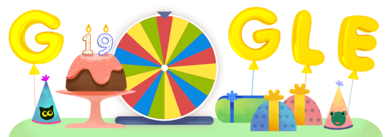 Google Birthday Surprise Spinner On The Search Engine's 19th Birthday.  Here's How To Play