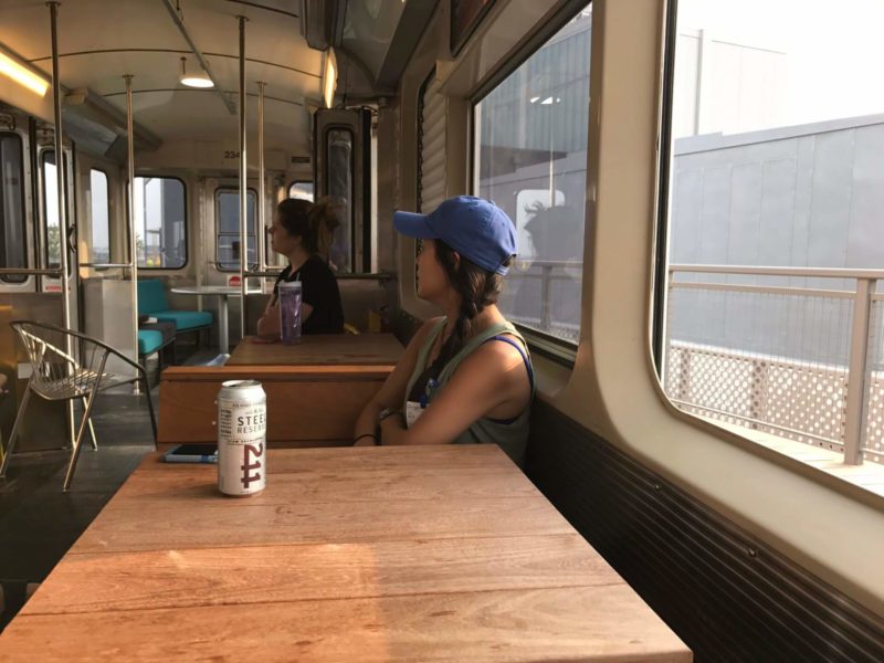 Inside Google Subway Car