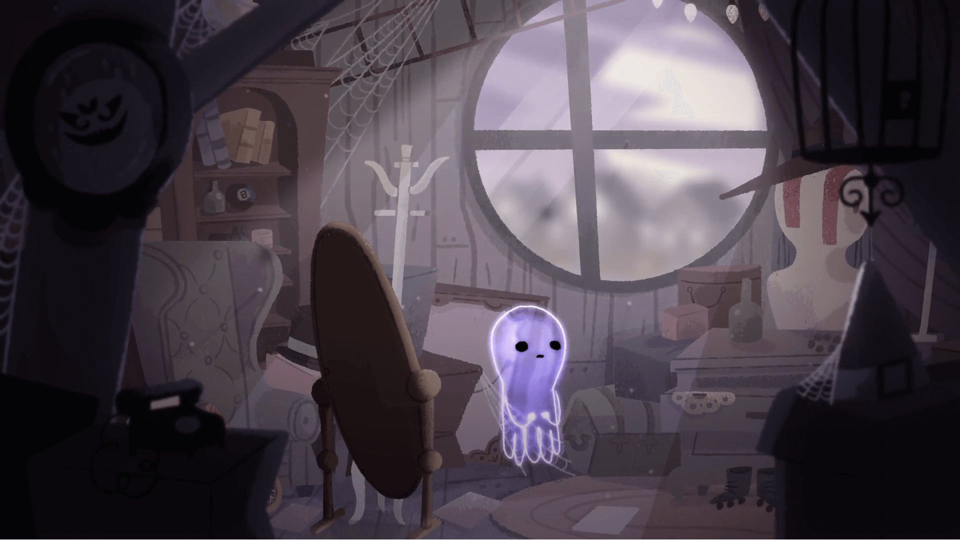 Google Doodle celebrates Halloween with a 'trick-or-treat' game