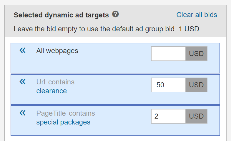 Sel Dsa Targets