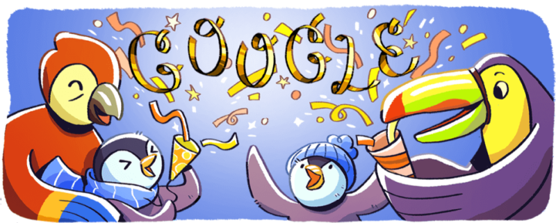 Google NYE Doodle 2