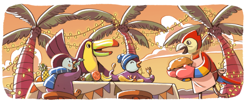 Google Holiday Doodle 3