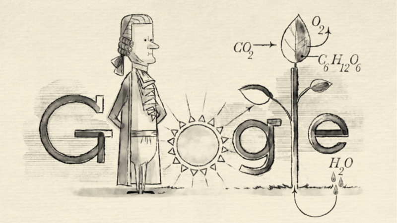 Jan Ingenhouszs 287th Birthday Google Doodle