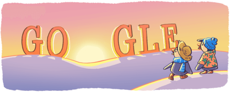 Google New Years Day Doodle