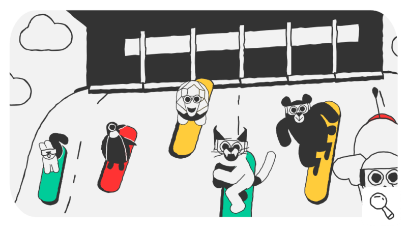 Google Doodle celebrates Day 15 of Winter Olympic Games 2018 with  illustration ft ducks in Bobsleigh event