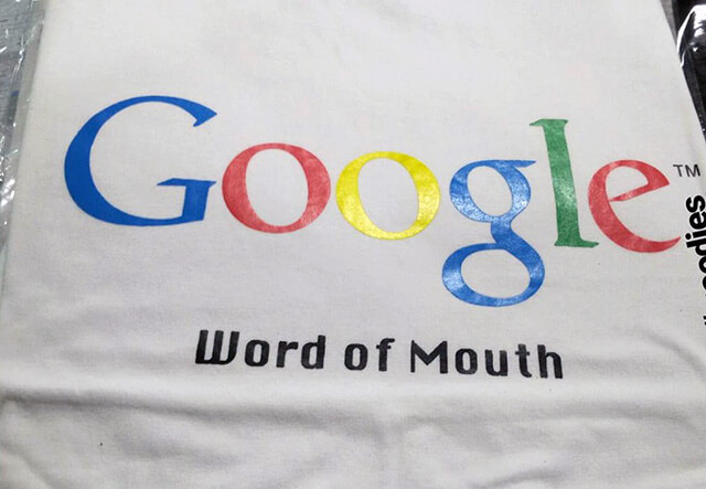 Google Word Of Mouth Tshirt 1519129165