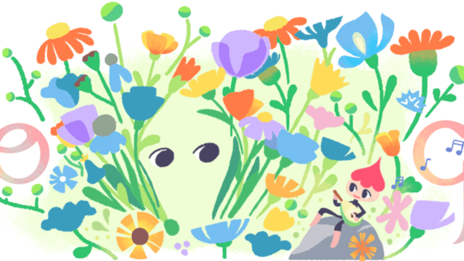 Spring 2021 - Google Doodle celebrates the new season and equinox in the  Northern Hemisphere