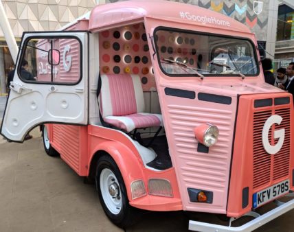 google-home-mini-truck