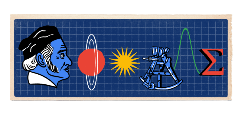 Johann Carl Friedrich Gauß Google doodle honors mathematician known as ...