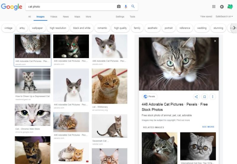 Google Images Design Update