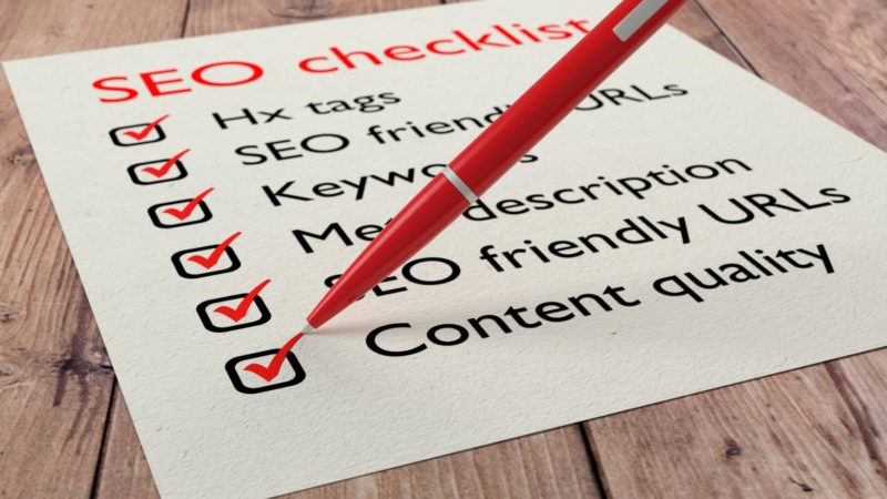 Seo Checklist Checklist Content Checklist Shutterstock 536062237