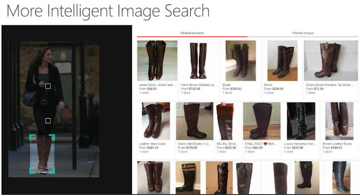 Bing Image Shopping