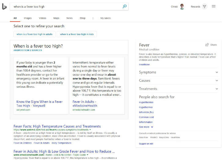 Bing Search Results Today