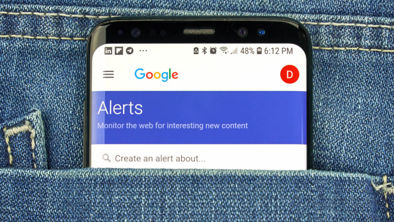 Google Alerts Stock