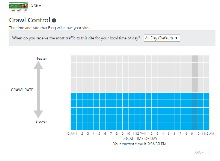 Crawl Control