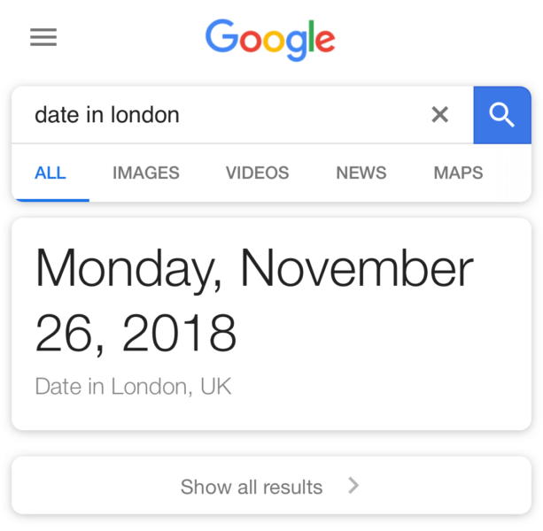 Date In London