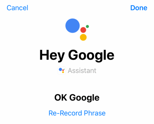 Google Assistant Siri Shortcut 4