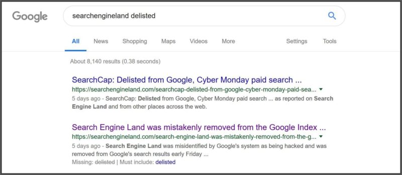 Searchengineland Delisted B