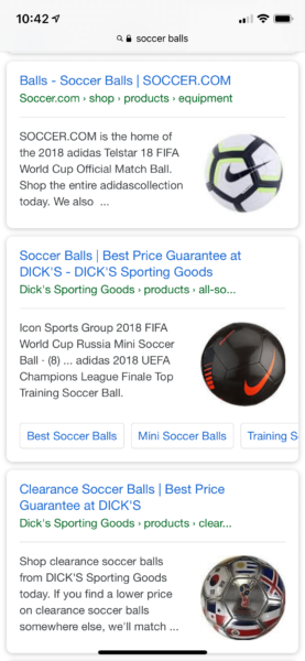 Google Mobile Iimages Thumbnails