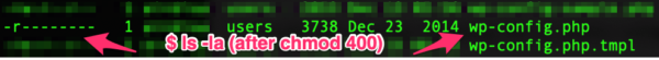 Wordpress Config File Security