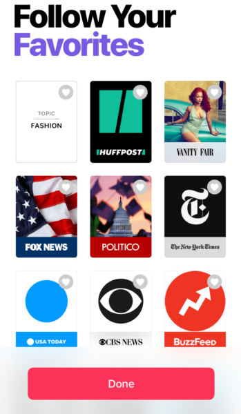 Apple News Follow