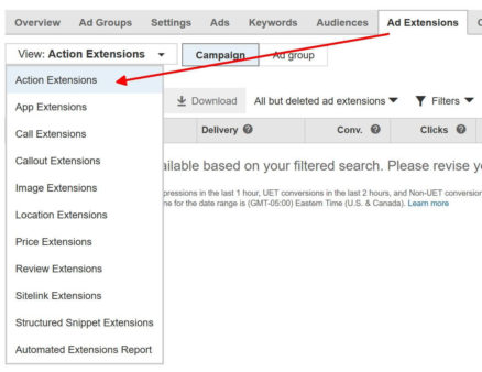 bing-ads-action-extensions-setup