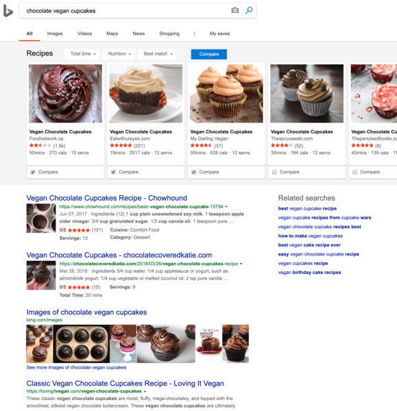 Bing Old Recipe Carousel