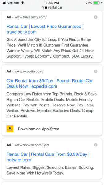 Google Ads Different Length Cutoff